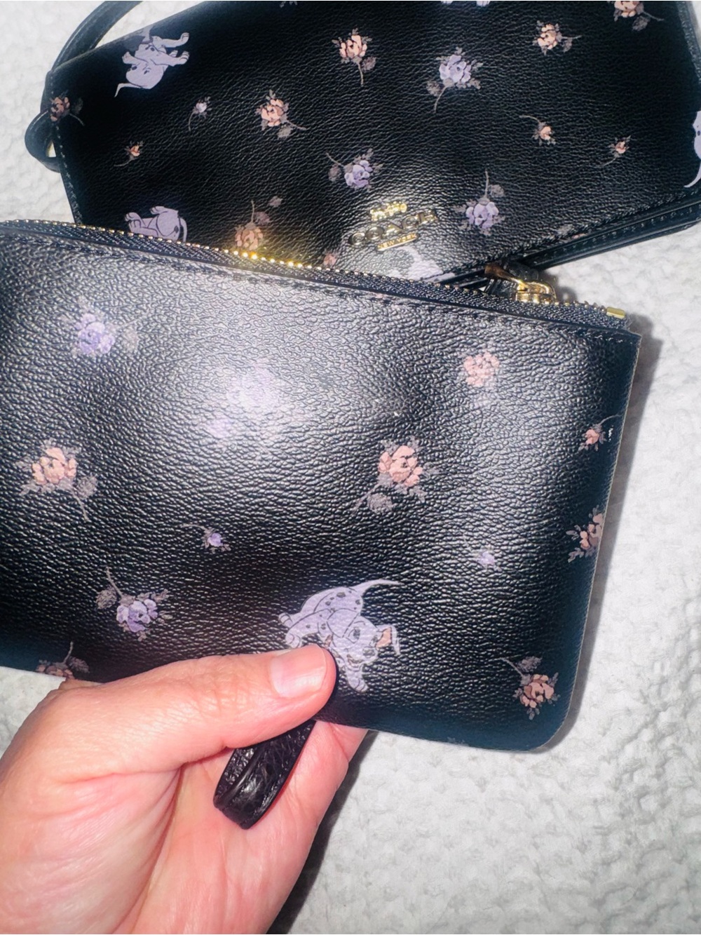 Coach 101 Dalmatian Crossbody and Wristlet Set. NWT vintage! - Picture 8 of 14